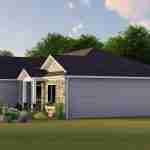 plan 580-1088 right side view rendering