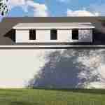 plan 580-1061 rear view rendering
