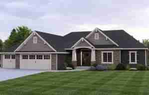 plan 580-1082 front view dark rendering