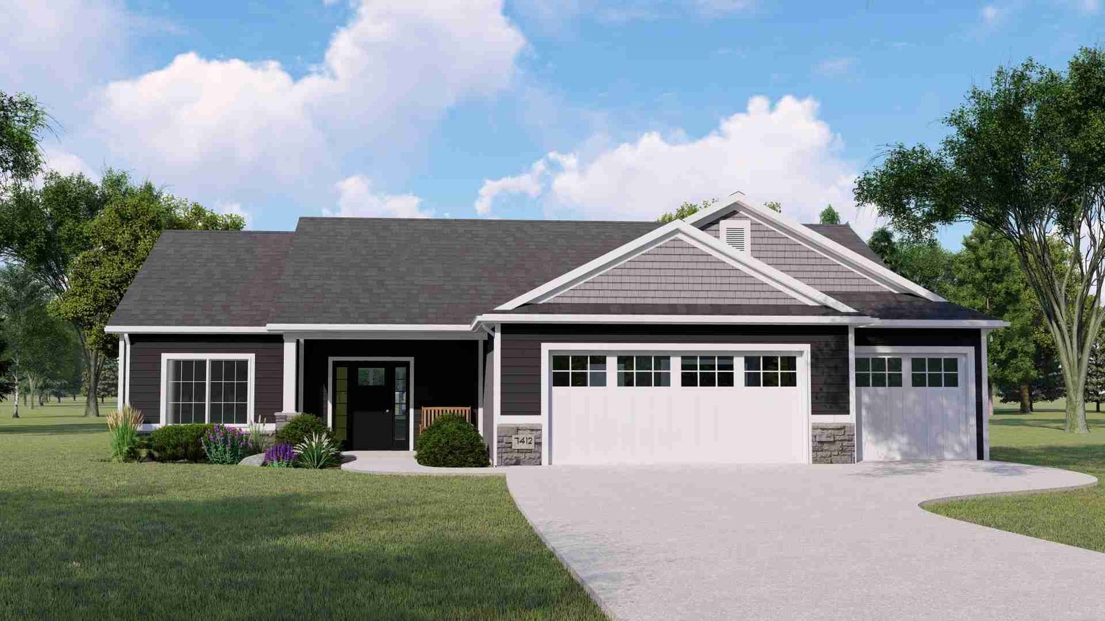 plan 580-1049 front view rendering