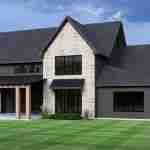 plan 580-1095 rear view rendering