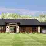 plan 580-1093 front view rendering