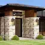 plan 580-1093 close-up front entry rendering