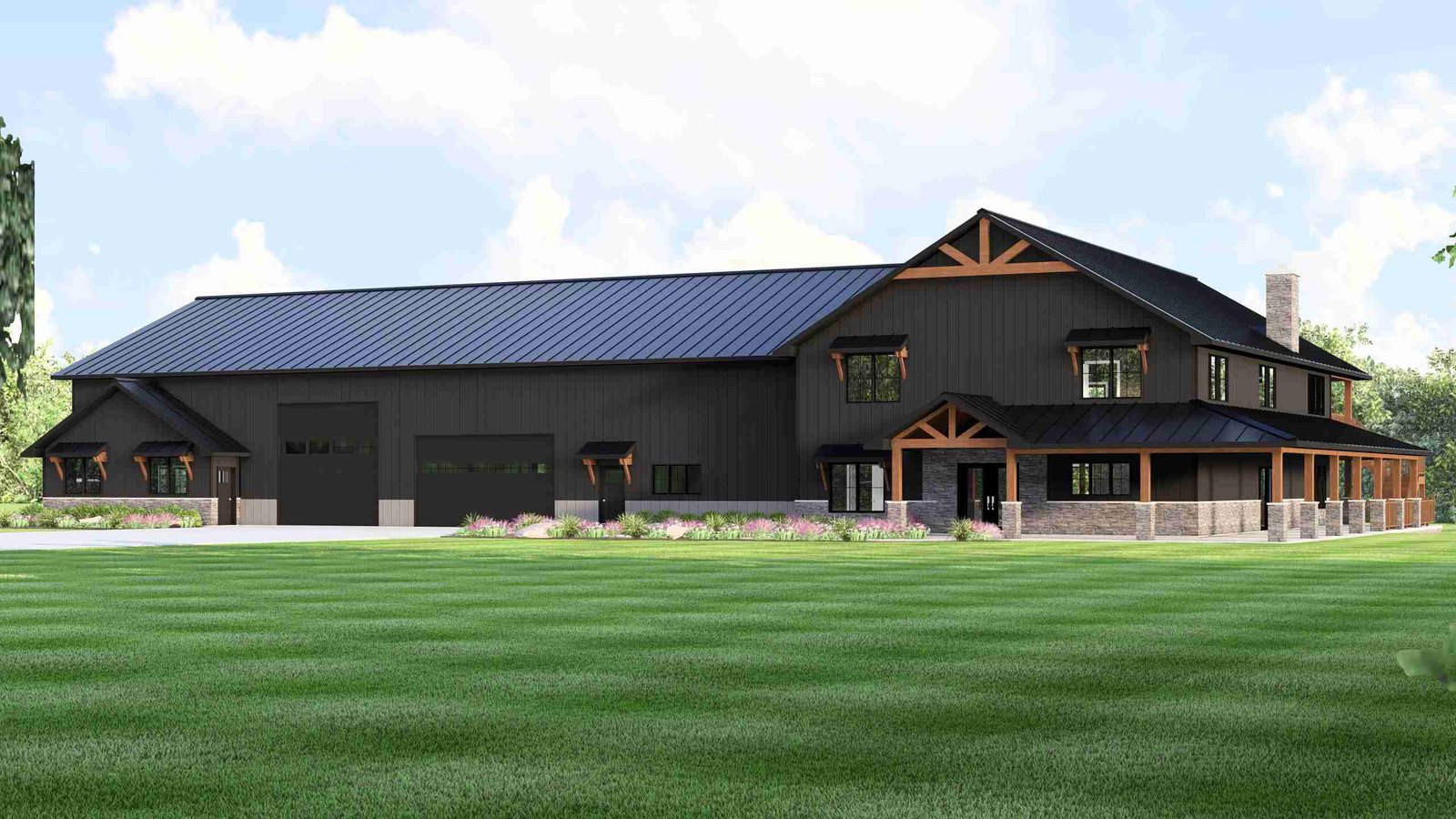 plan 580-1078 front view rendering