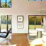 plan 580-1093 living and dining area rendering