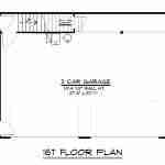 plan 580-1061 main level floor plan