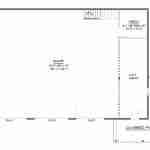 plan 580-1129 main level rendering