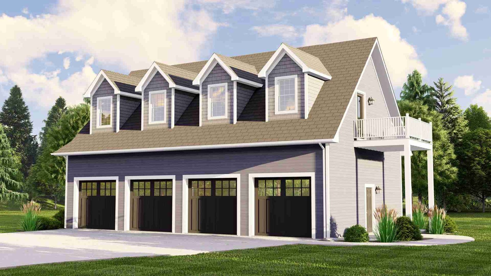 plan 580-1109 front view rendering