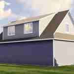 plan 580-1109 rear view rendering