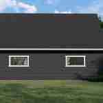 plan 580-1133 rear view rendering