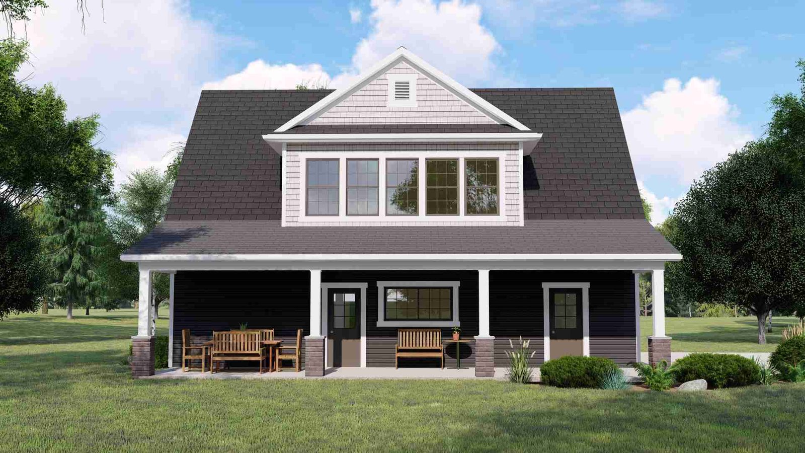 plan 580-1133 front view rendering