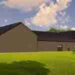 plan 580-1168 rear view left angle rendering