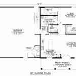 plan 580-1181 main level floor plan