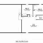 plan 580-1181 second level floor plan