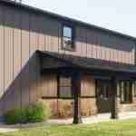 plan 580-1181 close-up front entry rendering