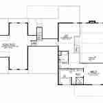 plan 580-1171 second level floor plan