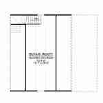 plan 580-1136 second level floor plan