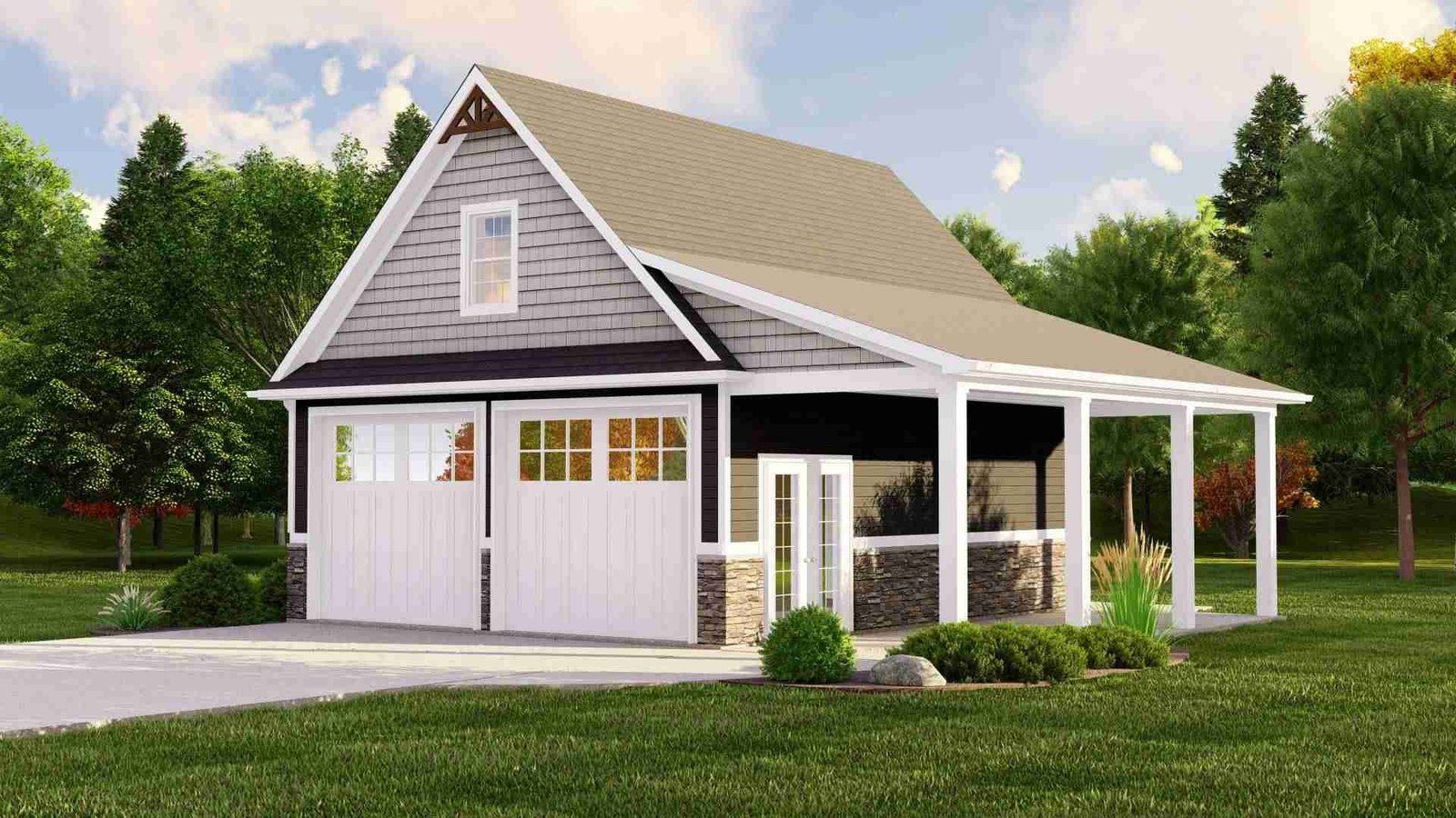 plan 580-1136 front view rendering