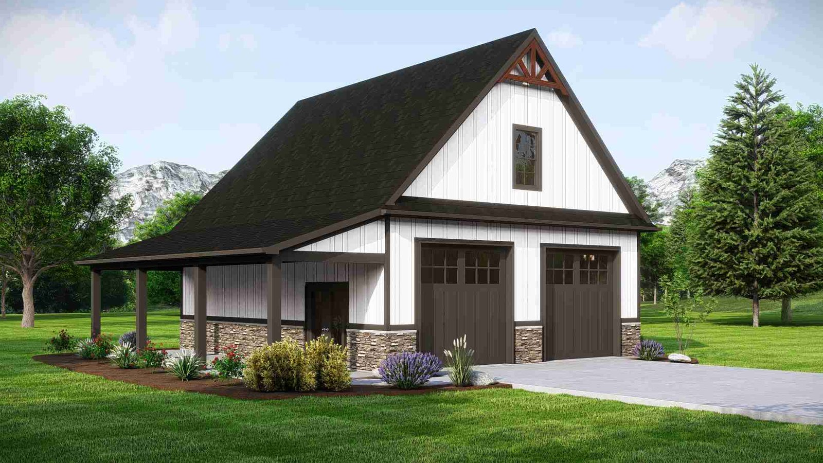 plan 580-1162 front view rendering