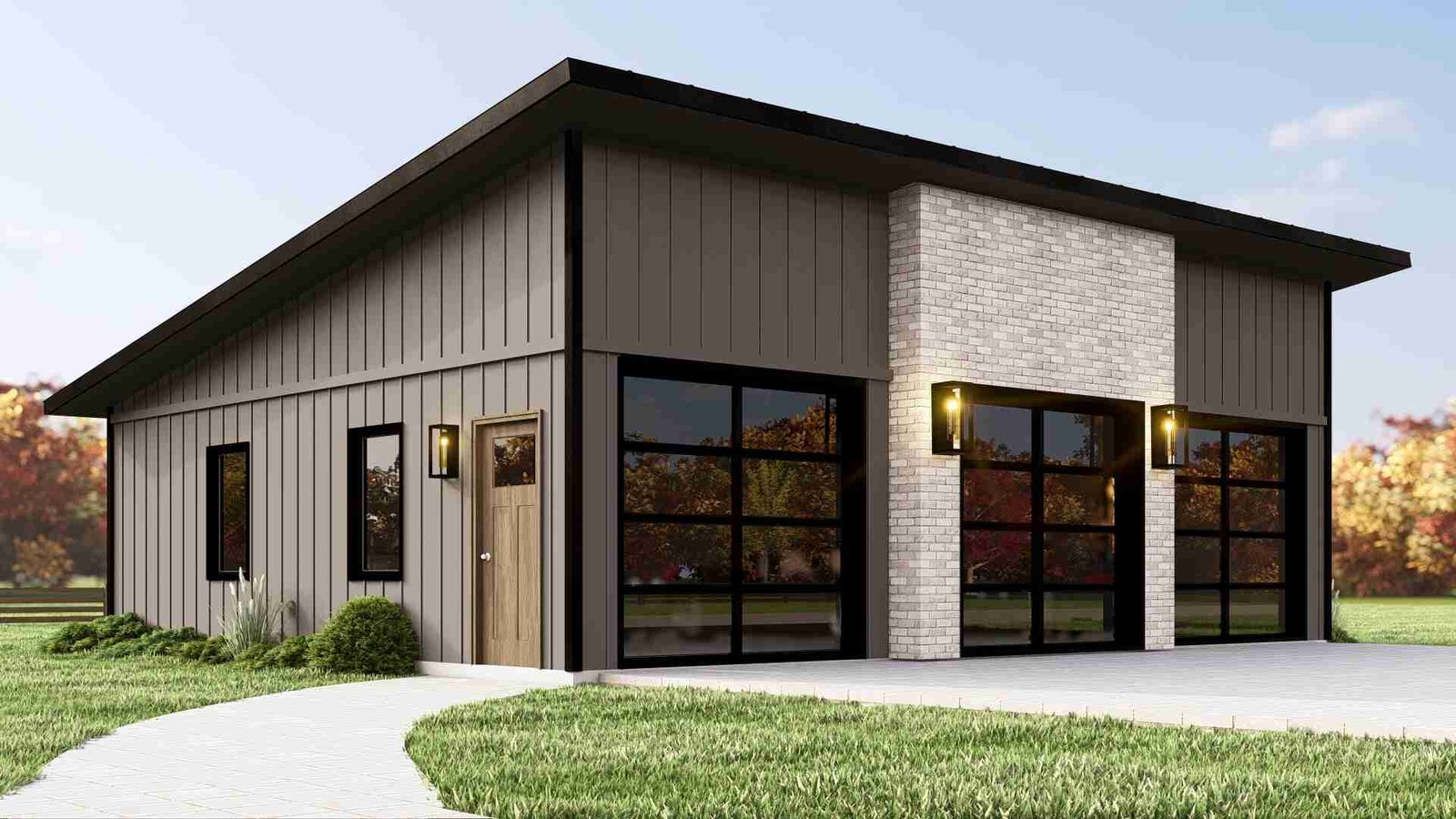 plan 580-1123 front left angle view rendering