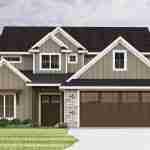 plan 580-1124 front view rendering