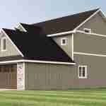 plan 580-1124 front right angle view rendering