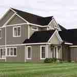 plan 580-1124 front left angle view rendering