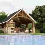 plan 580-1100 front left view rendering