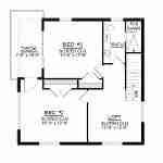 plan 580-1099 second level floor plan