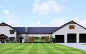 Plan 580-1063 - Front View Rendering