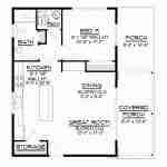 plan 580-1108 main level floor plan