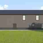 plan 580-1116 rear view rendering