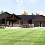 plan 580-1119 front view left angle rendering