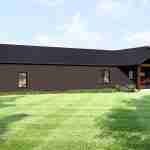 plan 580-1119 rear view left angle rendering