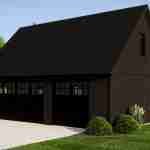 plan 580-1144 front right angle view dark rendering