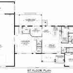 plan 580-1164 main level floor plan
