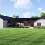 plan 580-1164 front view right angle rendering
