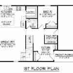 plan 580-1165 main level floor plan