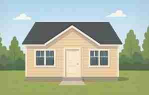 A home on a slab foundation