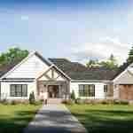 plan 110-0016 front view rendering