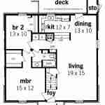 plan 770-0038 main level floor plan