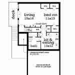 plan 770-0040 optional finished basement floor plan