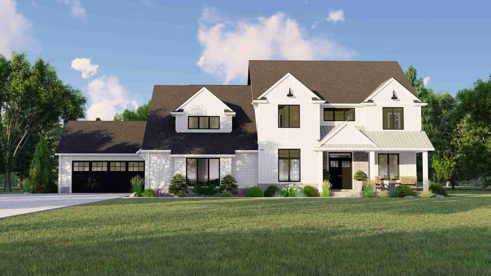 plan 580-1248 front view rendering