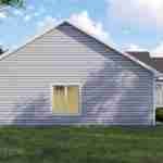 plan 580-1238 rear view rendering