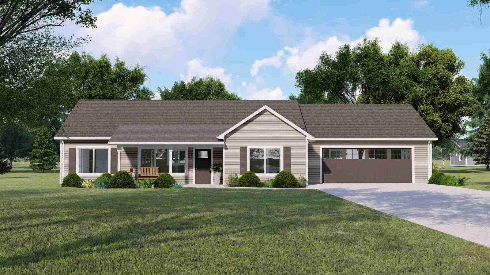 plan 580-1241 front view rendering