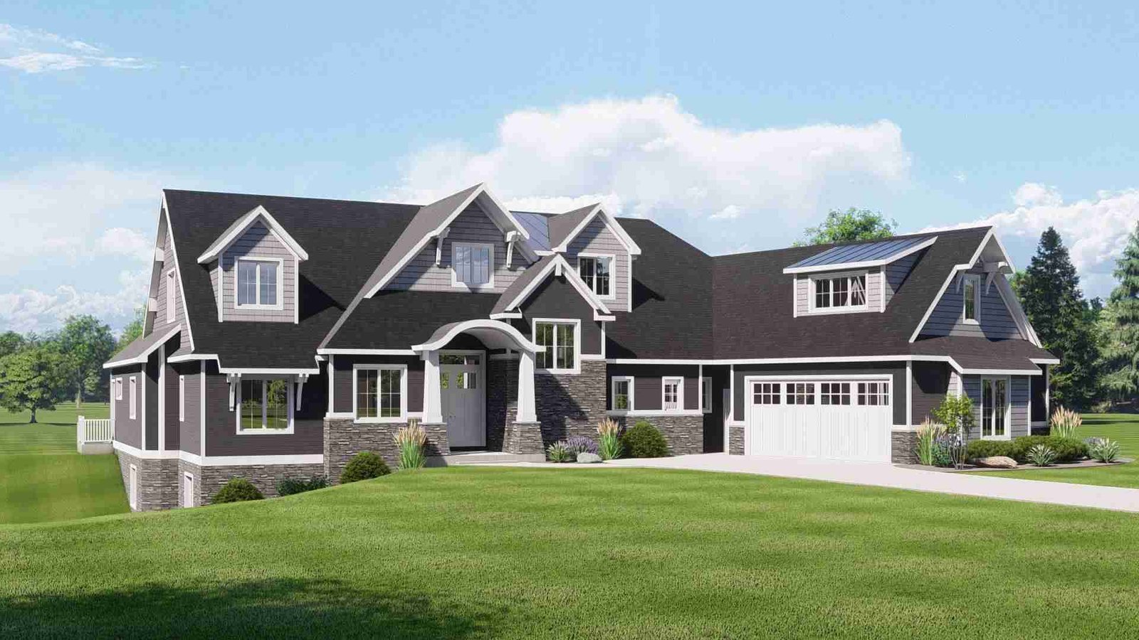 plan 580-1245 front view rendering