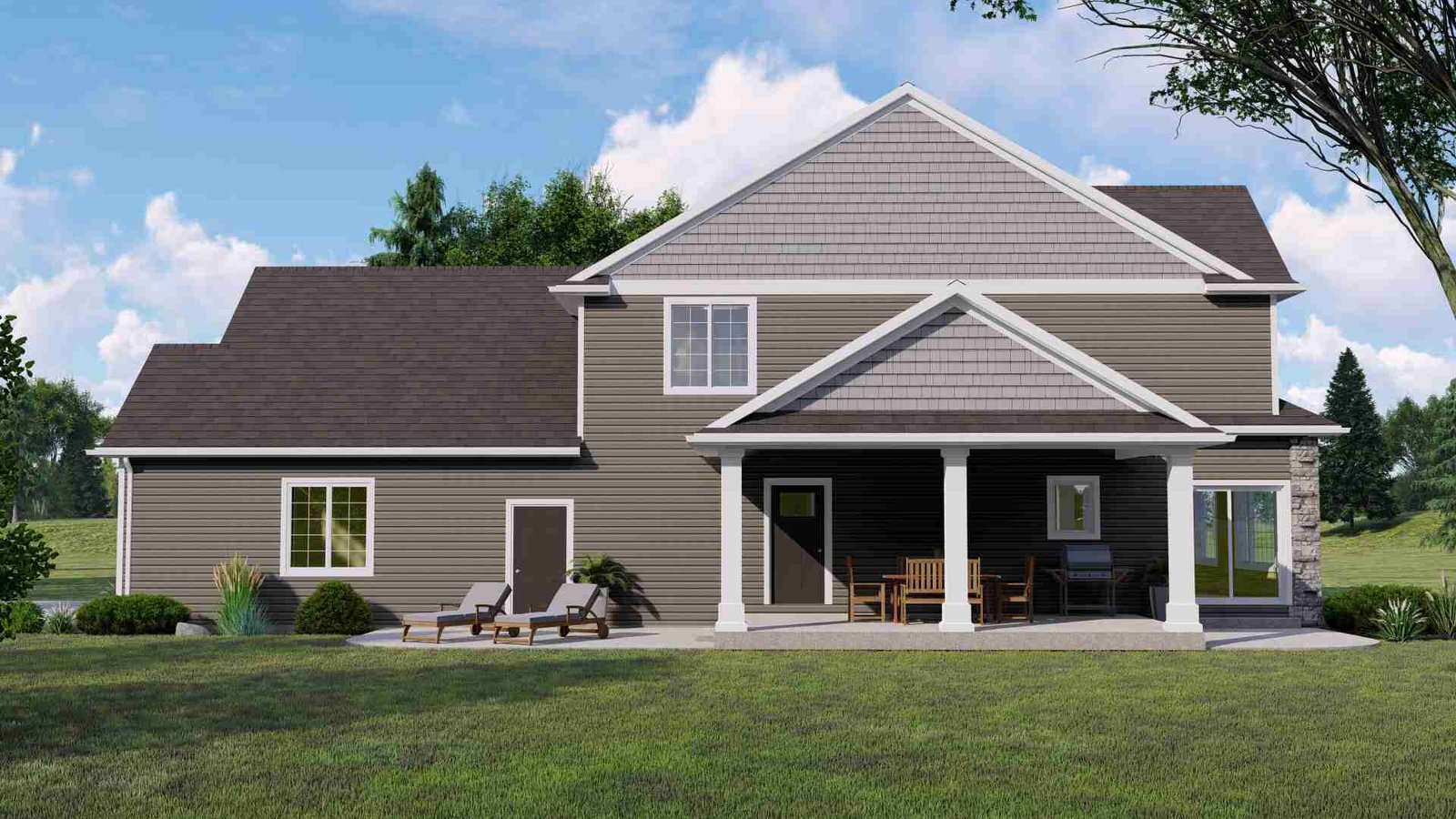 plan 580-1208 front view rendering