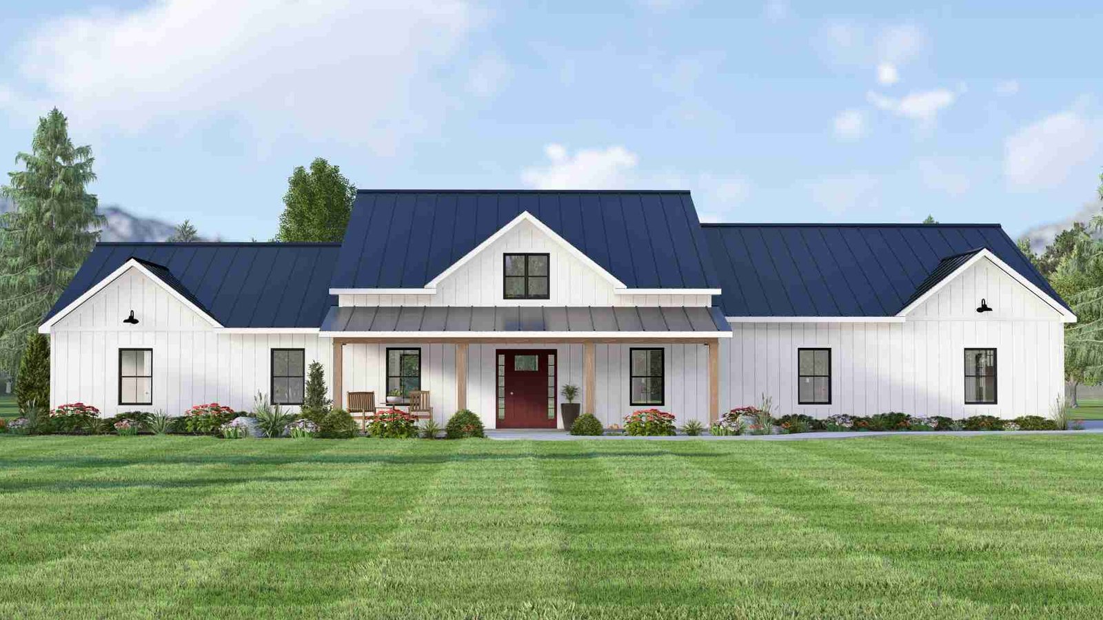 plan 580-1226 front view rendering