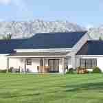 plan 580-1226 rear right angle view rendering