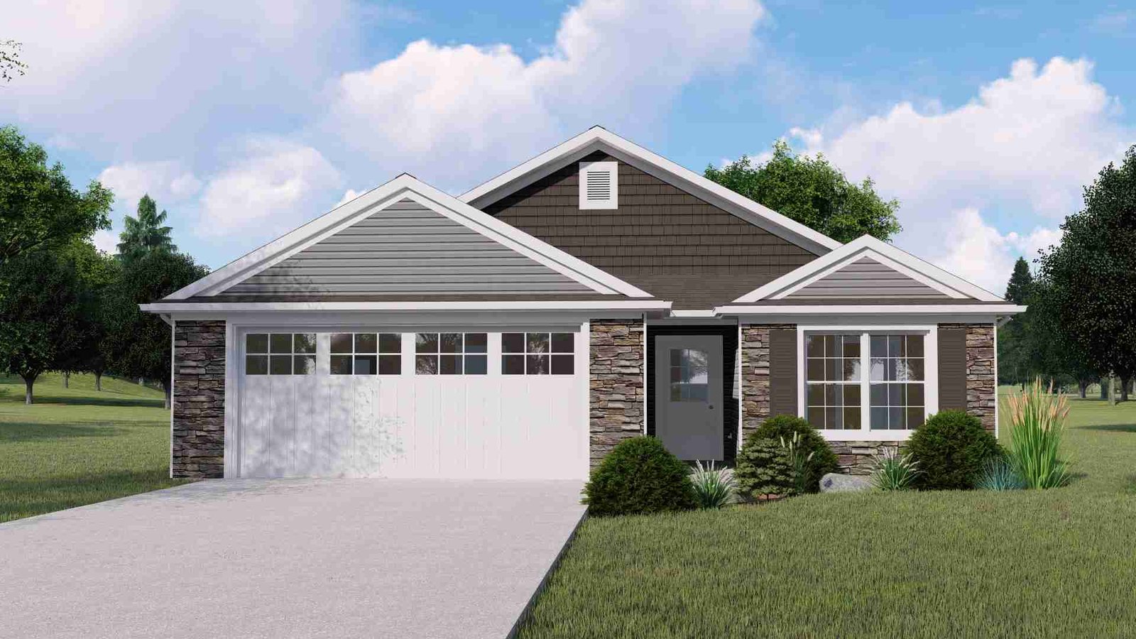 plan 580-1220 front view rendering